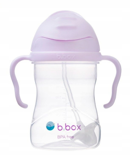 B.box Gelato fľaša so slamkou, fialová BB00518